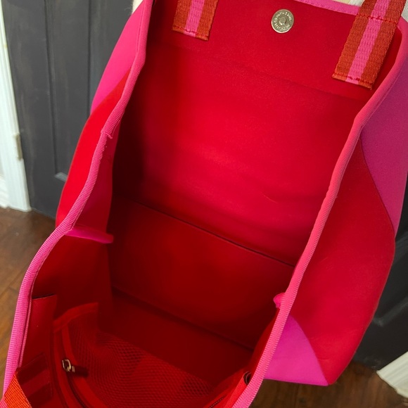 NWOT SummerSalt Beach Tote Pink Red - Picture 12 of 16